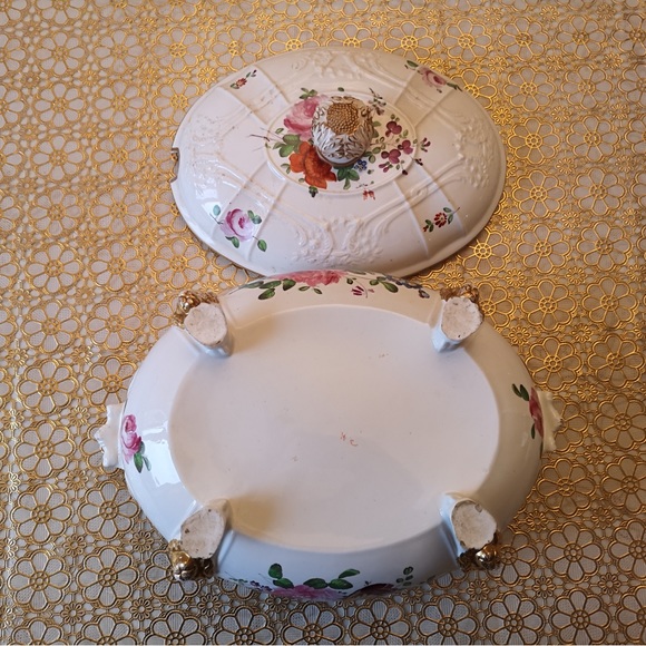 Vintage fine bone casserole from Bloor Derby 1806-1848 - Picture 4 of 5